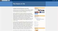 Desktop Screenshot of futureoflifeblog.blogspot.com