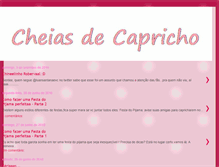 Tablet Screenshot of cheiasdecapricho.blogspot.com