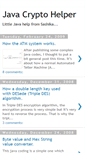 Mobile Screenshot of javacryptohelper.blogspot.com