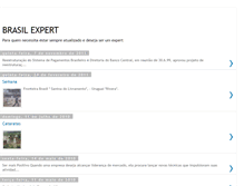 Tablet Screenshot of brasilexpert.blogspot.com