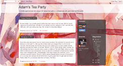 Desktop Screenshot of adamsteaparty.blogspot.com