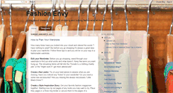 Desktop Screenshot of fashiontoenvy.blogspot.com