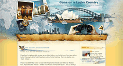 Desktop Screenshot of goneonaluckycountry.blogspot.com