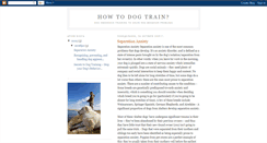 Desktop Screenshot of howtodogtrain.blogspot.com