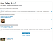 Tablet Screenshot of howtodogtrain.blogspot.com