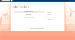 Desktop Screenshot of missdesidia.blogspot.com