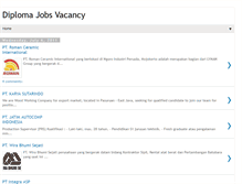Tablet Screenshot of lowongandiploma.blogspot.com