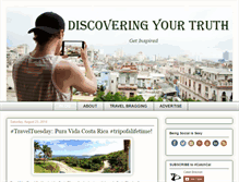 Tablet Screenshot of discoveringyourtruth.blogspot.com