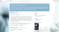 Desktop Screenshot of juliasbookscorner.blogspot.com