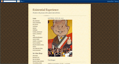 Desktop Screenshot of existential-experience.blogspot.com