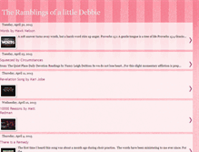 Tablet Screenshot of lildebsramblings.blogspot.com