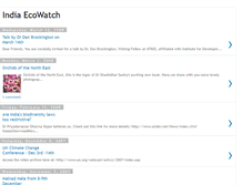 Tablet Screenshot of indiaecowatch.blogspot.com