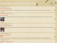 Tablet Screenshot of followingthelamb-whereverhegoes.blogspot.com