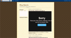 Desktop Screenshot of almeriablog.blogspot.com