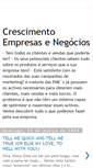 Mobile Screenshot of crescimentoempresas.blogspot.com