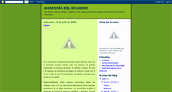 Desktop Screenshot of amazonasecuador.blogspot.com