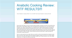 Desktop Screenshot of anaboliccooking--review.blogspot.com