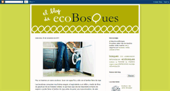 Desktop Screenshot of elblogdeecobosques.blogspot.com