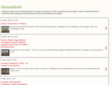 Tablet Screenshot of gazanalysis.blogspot.com