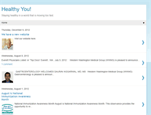 Tablet Screenshot of healthyyouwwmg.blogspot.com