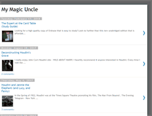 Tablet Screenshot of mymagicuncle.blogspot.com