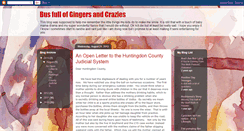 Desktop Screenshot of gingersandcrazies.blogspot.com