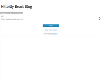 Tablet Screenshot of hillbillybeast.blogspot.com