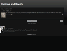 Tablet Screenshot of illusionsandrealitywithkiky.blogspot.com