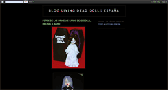 Desktop Screenshot of livingdeaddollsgalicia.blogspot.com