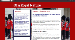 Desktop Screenshot of ofaroyalnature.blogspot.com