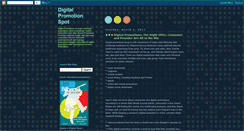 Desktop Screenshot of digitalpromotionspot.blogspot.com
