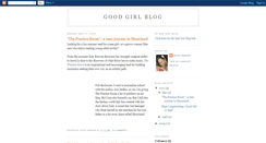 Desktop Screenshot of mygoodgirlblog.blogspot.com