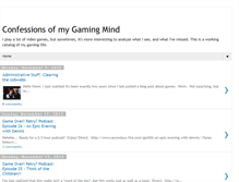 Tablet Screenshot of mygamingmind.blogspot.com