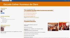 Desktop Screenshot of escuelaestherhunneusdeclaro.blogspot.com