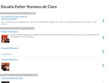 Tablet Screenshot of escuelaestherhunneusdeclaro.blogspot.com