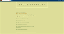 Desktop Screenshot of encuestassurveys.blogspot.com