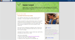 Desktop Screenshot of koestercontent.blogspot.com