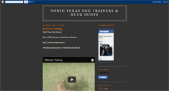 Desktop Screenshot of northtexasdogtrainers-duckhunts.blogspot.com