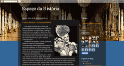 Desktop Screenshot of espacodahistoriasempre.blogspot.com