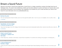 Tablet Screenshot of dreamasoundfuture.blogspot.com