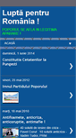 Mobile Screenshot of luptapentruromania.blogspot.com
