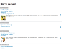Tablet Screenshot of dagboekbjorn.blogspot.com