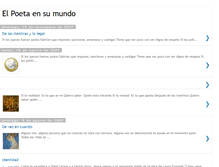 Tablet Screenshot of elpoetaensumundo.blogspot.com