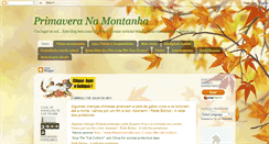 Desktop Screenshot of primaveranamontanha.blogspot.com