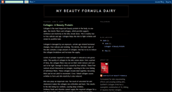 Desktop Screenshot of mybeautyformula.blogspot.com