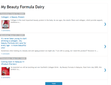 Tablet Screenshot of mybeautyformula.blogspot.com