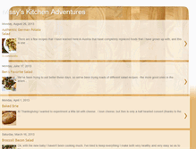Tablet Screenshot of missyskitchenadventures.blogspot.com
