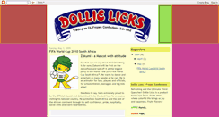 Desktop Screenshot of dollielicks.blogspot.com