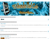 Tablet Screenshot of elmundodelcelu.blogspot.com