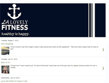 Tablet Screenshot of lalovelyfitness.blogspot.com